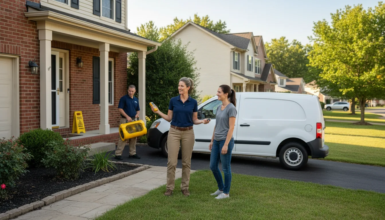 Water restoration image for Home Water Damage Repair in Rockford, OH